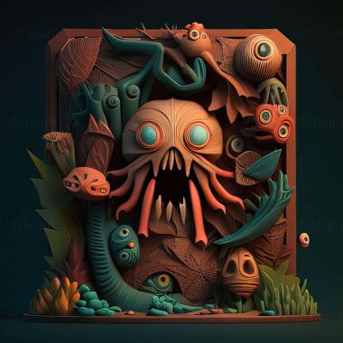 3D model A Monsters Expedition game (STL)